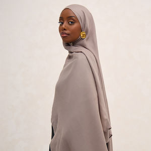 New Design <b>Modal</b> <b>Hijab</b> Set Matching Color With 10cm Cotton Jersey Undercap Premium Matching Bamboo Woven <b>Modal</b> Cotton <b>Hijab</b> Set - Product Image 1