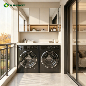 Mueble de Almacenamiento para Lavadora, Organizador Impermeable para Lavandería, Baño, Balcón T-XY2, Construcción de Aluminio y E - Product Image 1