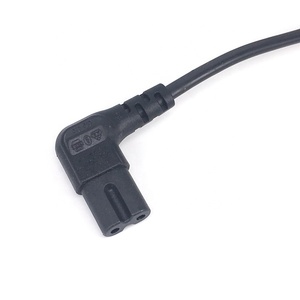 Cord Cable <strong>Lead</strong> for TV Printers Cameras <strong>PS4</strong> PS3 1.5M EU 2-prong to Figure 8 C7 Right Angled Extension Cable Euro - Product Image 3