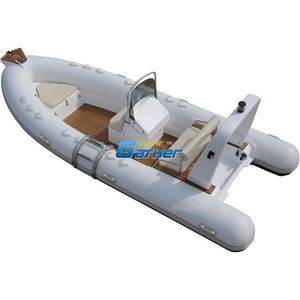 เรือลำ RIB500แข็งแบบเป่าลมพร้อมมอเตอร์ท้ายเรือเรือ17ft พีวีซี/ไฮพาล็อนสำหรับครอบครัวเล่นสกีน้ำ & ความบันเทิงในงานปาร์ตี้ - Product Image 6