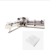 Machine d'emballage économique entièrement automatique à grande vitesse pour serviettes de table, usage industriel, 380V, 200 pièces/min, garantie 1 an