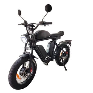 Vélo Électrique Double Moteur <span class=keywords><strong>Triple</strong></span> Batterie 2000 Watts 70Ah 48V Frein à Huile Suspension Intégrale Rapide Gros Pneus - Product Image 1