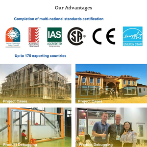 Thời tiết rắn bằng gỗ cửa trước thanh lịch thiết kế nội thất cửa gió kháng lý tưởng sang trọng biệt thự bằng gỗ nhập cửa - Product Image 5