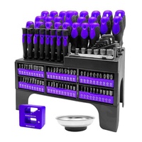 Juego de Destornilladores de Acero al Cromo Vanadio de Grado Industrial, Kit de Herramientas para Reparación de Automóviles, Llaves, Soporte de Almacenamiento, Juego Completo de Herramientas de Fábrica