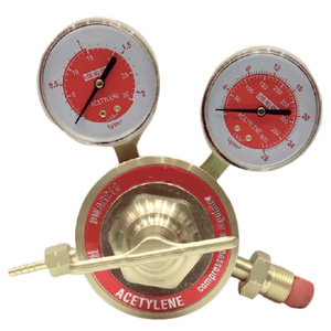 American-style oxygen gauge, acetylene gauge, OXYGEN REGULATOR, ACETYLENE REGULATOR <b>welding</b> and cutting <b>kit</b> - Product Image 2
