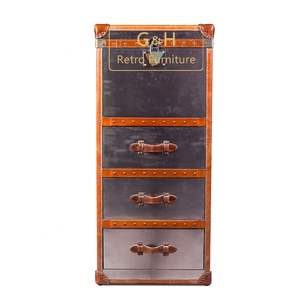 Mueble de Almacenamiento de Madera Estilo <span class=keywords><strong>Industrial</strong></span> Vintage con Cajón GH-L813A para el Hogar y la Sala de Estar de Hoteles - Product Image 2