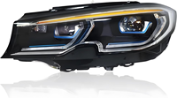 Conjunto de Faros LED para BMW Serie 3 (G20/G21/G28) 2019-2023, Repuesto de Faros Delanteros, Suministro de Fábrica, Piezas de Automóvil -- Un Par