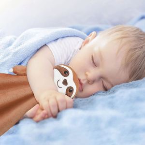 Manta de Seguridad de Perezoso Suave y Adorable para Bebés, Niños y Niñas, Manta de Apego para Recién Nacidos, Juguete de Peluche de Perezoso para Bebés - Product Image 6