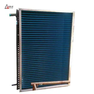 Continuous Fin Tube Heat Exchanger Air to Water Copper Tube Aluminum Finned Heat Exchanger for Cooling System