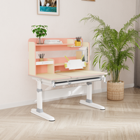 Chaise de bureau moderne ergonomique réglable en hauteur pour étudiants Tables d'étude intelligentes Étagère pliable en bois pour hôtel Salle de classe à domicile