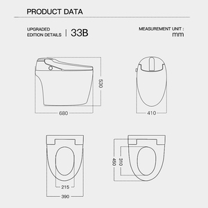Sanitaire Luxe Style Moderne Fonctionnement Entièrement Automatique <span class=keywords><strong>Bidet</strong></span> Électrique Chasse Siphonique Intelligent Smart Wc Toilette - Product Image 6