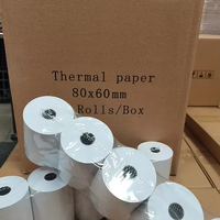Rouleaux de papier thermique premium blanc 57x50mm 100% pâte de bois, simples, pour terminaux de paiement et imprimantes de reçus portables Bluetooth POS