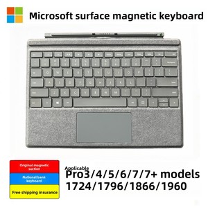 Keyboard Nirkabel 2.4Ghz Original untuk Surface Pro 4/5/6/7/7+ Kompatibel Antarmuka PS/2 Konektor Magnetik 8/9/10/11 - Product Image 2