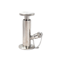 Válvula de Muestreo Manual de CO2 para Cerveza, Tipo Espiral, Acero Inoxidable SS304, 1.5 Pulgadas, Compatible con Equipos de Cerveza y Agua