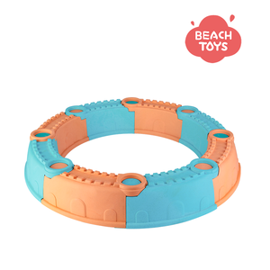 Ensemble de jouets de plage en paille de blé pour construction murale de sable, 9 pièces, avec étiquette volante, comprenant seau, bêche, pelle et moules, jouets de sable écologiques pour enfants - Product Image 2