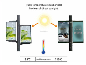 HD độ sáng cao không thấm nước hai mặt thông minh tín hiệu giao thông chiếu sáng 8M 10m cực LCD kỹ thuật số biển màn hình ngoài trời đường phố - Product Image 4
