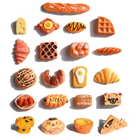 Cabochons en résine en forme de pain, miniatures de nourriture, pour la décoration de téléphone, le scrapbooking, les loisirs créatifs, vente chaude