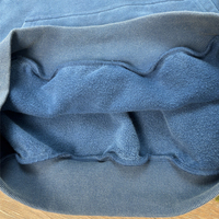 Fabricant de sweats à capuche : Sweat-shirt uni oversize épais en coton molletonné 500 g/m², effet délavé à l'acide