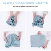 Organizador de Viaje de Tela No Tejida Estilo Coreano, Bolsa de Almacenamiento para Maletas, Clasificación y Categorización de Ropa, Modelo Yiwu 180807