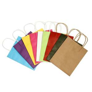 Wholesale High Quality Custom Printing Shopper Paper Bag Paper Bag High Quality Kraft Paper Bags with Handles - Product Image 1