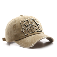 Gorra de Béisbol con Logotipo Bordado Personalizado y Estilo Desgastado