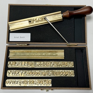 Matrices de lettres en laiton pour marquage à chaud 2*4*15mm, lettres de marquage en laiton britanniques, lettres de codage en vrac - Product Image 5