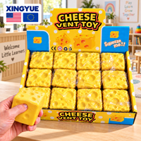 XINGYUE Lot de jouets anti-stress mini personnalisés, réalistes, croustillants, bon marché, en vrac, assortiment de formages moelleux, grand format, faible coût d'expédition
