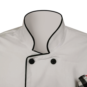 TR8020 Ensemble manteau et pantalon <span class=keywords><strong>de</strong></span> chef unisexe Tabliers en toile avec veste et haut pour la <span class=keywords><strong>cuisine</strong></span> et l'hôtel - Product Image 3