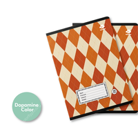 Cuaderno Escolar Personalizable con Encuadernación Tipo Saddle Bound, con Patrón Personalizado y Opción de Logotipo Personalizado