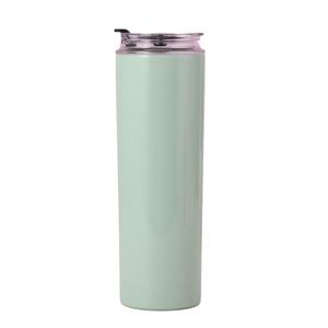 Stainless Steel 20Oz Skinny Straight Tumbler With Straw Lid - Product Image 2