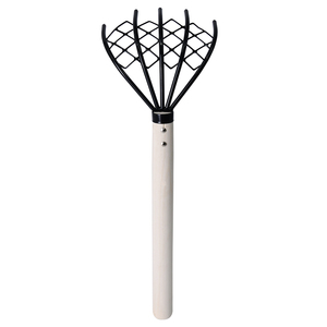 Winslow & Ross 15 "<span class=keywords><strong>japonais</strong></span> Ninja maille filet <span class=keywords><strong>jardin</strong></span> griffes <span class=keywords><strong>râteau</strong></span> cultivateur à main avec manche <span class=keywords><strong>en</strong></span> <span class=keywords><strong>bois</strong></span> - Product Image 3