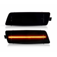   Feux latéraux de pare-chocs avant LED ambre fumés pour VW MK5 Golf GTI Jetta