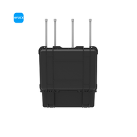Détecteur de drones portable HYUCX H1C IP65 ABS, portée 3-10 km, spectre 900 MHz-5,8 GHz + technologie RID+DID, durable, 4h de protection de sécurité