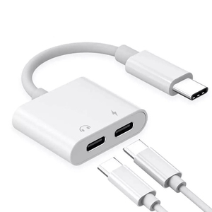 Adaptateur <span class=keywords><strong>USB</strong></span> <span class=keywords><strong>C</strong></span> vers <span class=keywords><strong>USB</strong></span> Type-<span class=keywords><strong>C</strong></span> 3.5 <span class=keywords><strong>C</strong></span>âble audio pour téléphones mobiles Android Se connecte aux prises secteur et écoute la musique et les appels - Product Image 5
