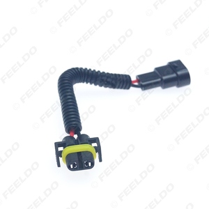 Tự động bóng đèn Đèn ổ cắm <span class=keywords><strong>Adapter</strong></span> 9005/<span class=keywords><strong>9006</strong></span>/9012 nữ để H11 nam <span class=keywords><strong>LED</strong></span> HID Đèn pha hệ thống dây điện cáp nối cắm - Product Image 1