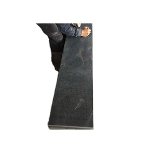 Đánh Bóng Flamed G654 <span class=keywords><strong>Granite</strong></span> Cầu Thang Treads Risers Gạch Full <span class=keywords><strong>Bullnose</strong></span> Cạnh - Product Image 2