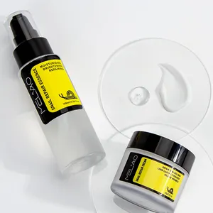 Ensemble de soins de la peau d'escargot au collagène de marque privée sérum d'escargot crème d'escargot pour le visage ensemble de soins de la peau