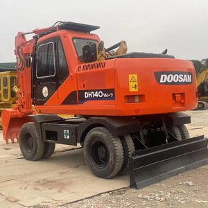 Doosan-Excavadora de ruedas de 14 toneladas, excavadora original usada de segunda mano de 6 toneladas, 15 toneladas, 13 toneladas, 21 toneladas, motor de ruedas incluido - Product Image 1
