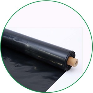 Rollos de película de construcción de polietileno/polietileno transparente o negro de material LDPE para la construcción - Product Image 5