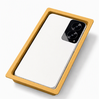 Plateau d'emballage écologique pour téléphone avec emplacements pour câble, chargeur et carte SIM, insert en pâte moulée multi-usage, nouvelle boîte de vente au détail pour téléphone