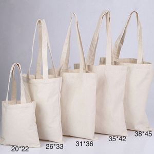 Sacs fourre-tout en toile de coton écologiques réutilisables avec logo personnalisé pour femmes - Taille et couleur personnalisables pour usage promotionnel - Product Image 3