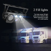 Caméra de surveillance pour camion Iposter, écran tactile IPS 4 canaux de 10,36 pouces, étanche, AHD, détection d'angle mort par IA, système d'alarme, enregistreur DVR pour bus