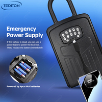 Tediton Sécurité Électronique Sleutelkast Code PIN Stockage de clés Tuya Smart Key Box Boîte de verrouillage sans clé