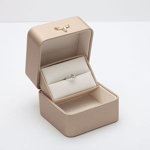 <b>LED</b> Luxury Plastic Jewelry Case Lacquered Wedding Packaging Ring Pendant Jewellery with <b>Led</b> <b>light</b> <b>box</b> - Product Image 4