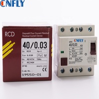 Dispositif de protection contre les courants résiduels magnétiques RCCB 4P 40A 63A 100A 0.03A 0.1A 0.3A