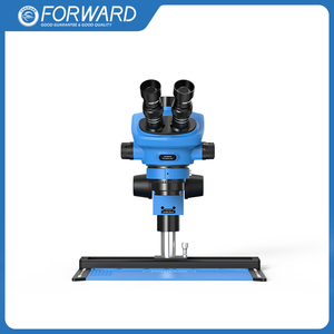 FORWARD X SOPTOP Co-desarrollado con la herramienta de reparación de teléfonos móviles 6.5X-65X Trinocular, microscopio con Zoom <span class=keywords><strong>para</strong></span> reparación de placa <span class=keywords><strong>base</strong></span> - Product Image 4