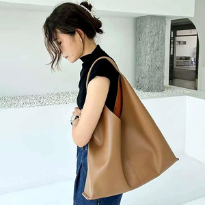 Nuevo Bolso Tote Grande de Moda para Mujer, Estilo Casual, Gran Capacidad, Bolso de Hombro, Bolso de Cuero para Mujer, Textura Suave - Product Image 4