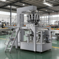Machine d'emballage de granulés en sachets préformés à 10 stations, machine d'emballage de fruits secs, équipement de remplissage et de scellage pour aliments secs