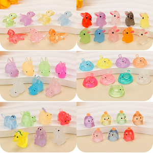 Accesorios Luminosos 3D de Animales Adorables para Manualidades, Accesorios para el Cabello, Materiales Creativos de Decoración, Adornos Pequeños Realistas - Product Image 2