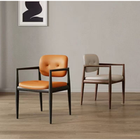 Chaises de salle à manger en bois massif style nordique, modernes, stables et durables, en bois de teck blanc, pour la maison, l'hôtel et le salon - Vente en gros
